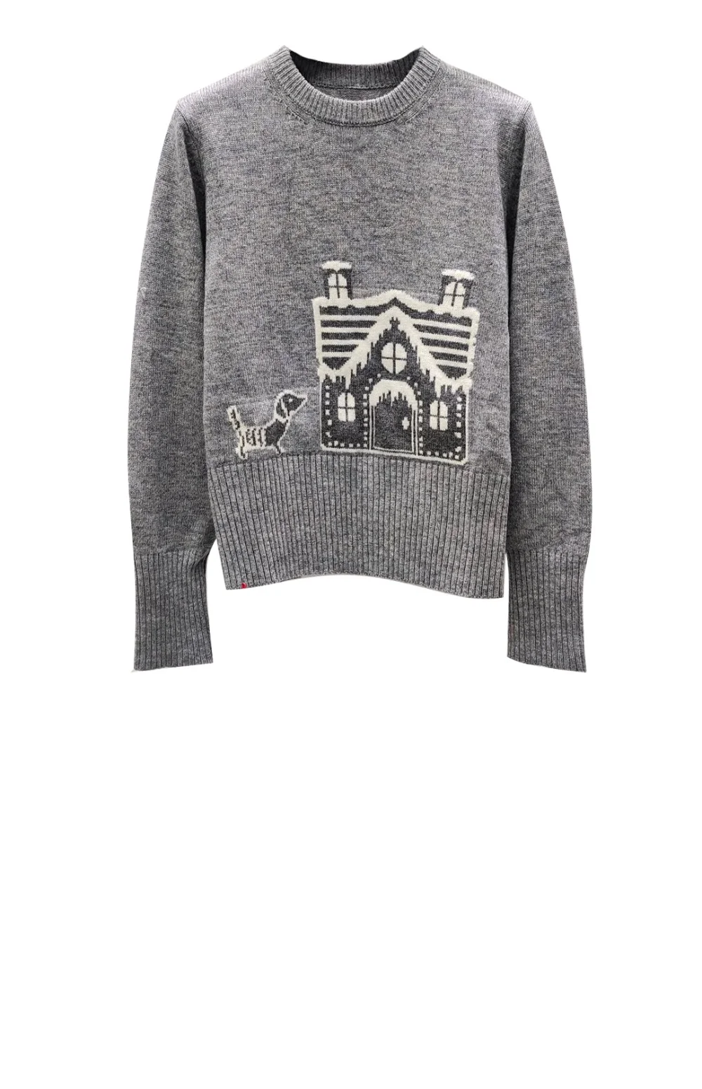 프린트 니트 톱 상세