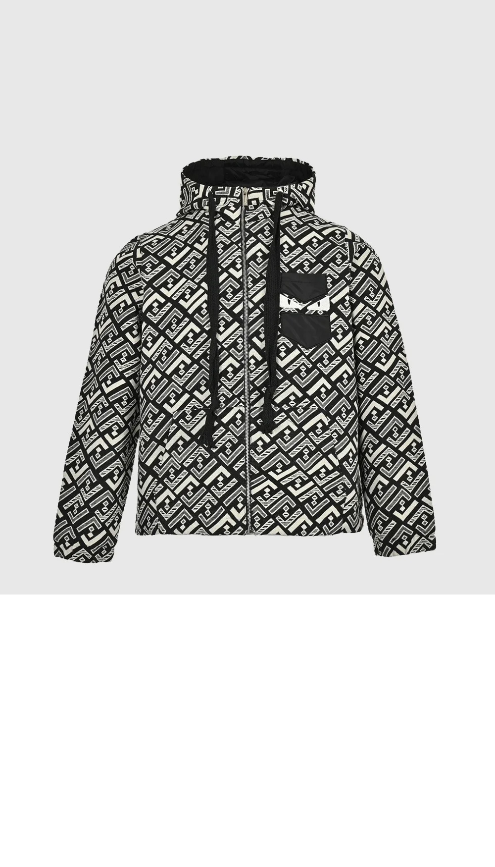 로고 프린트 코트 상세