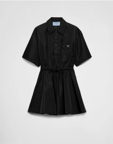 슬리브 리나일론 드레스