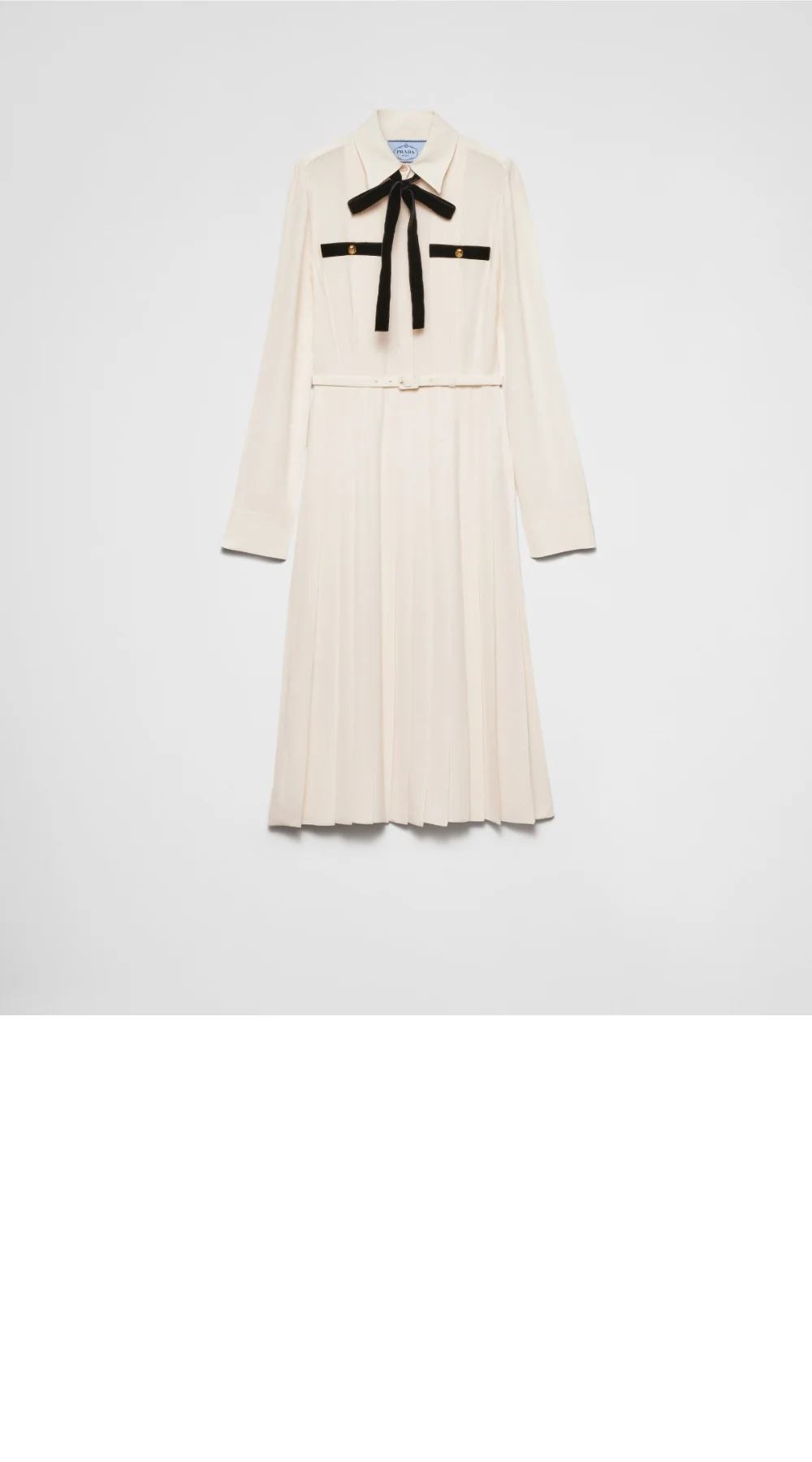 롱 플리츠 새틴 사블 드레스 상세