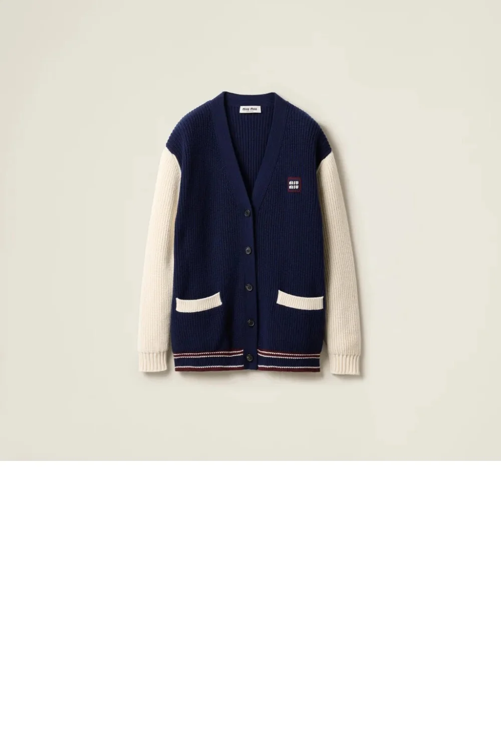 울 캐시미어 카디건 상세