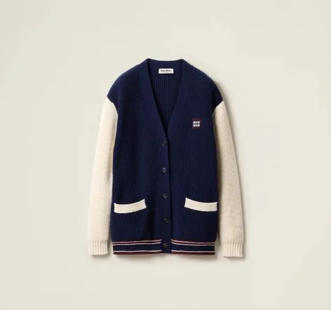 울 캐시미어 카디건