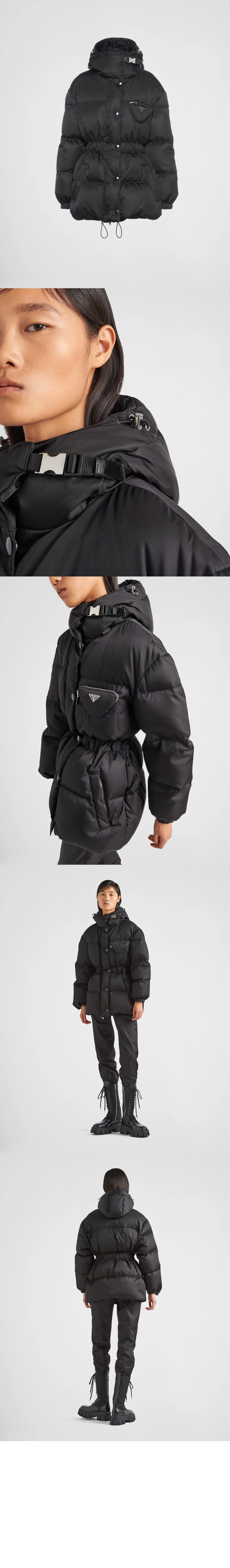 리나일론 다운 재킷 상세