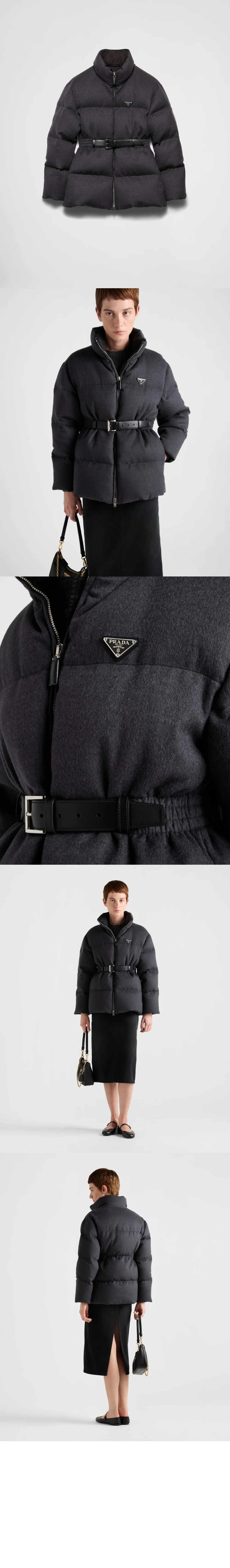 플란넬 다운 재킷 상세