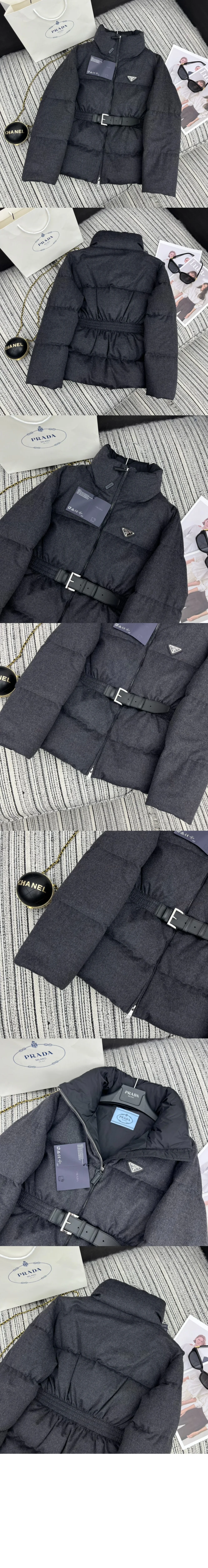 플란넬 다운 재킷 상세