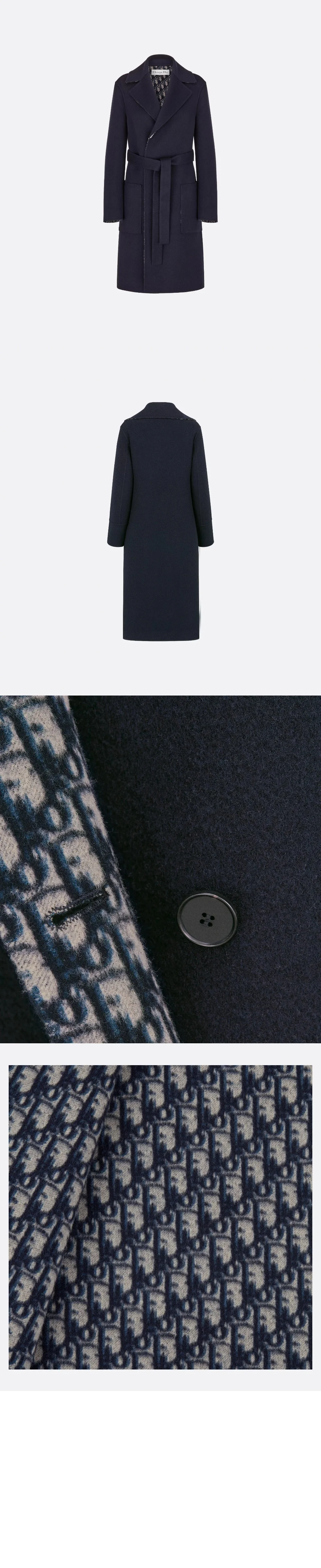 벨트 코트 (3color) 상세