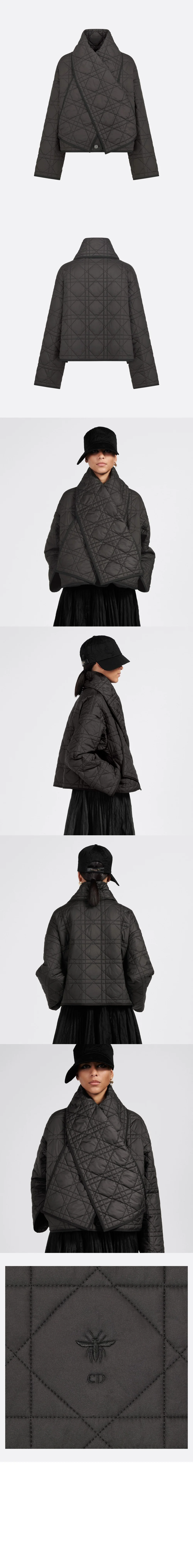 크리스 크로스 칼라 매크로까나쥬 피코트 (3color) 상세