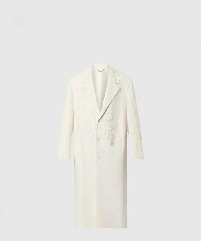 오너먼트 레더 코트