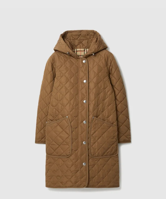 퀼팅 나일론 코트 (3color)