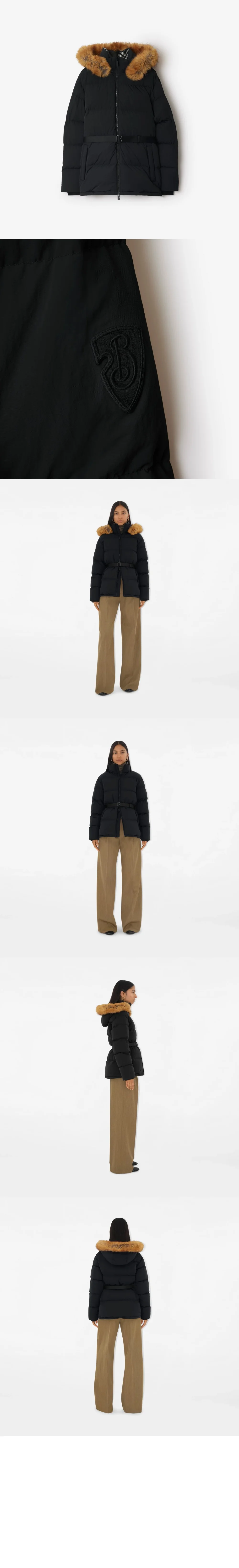 쇼트 나일론 퍼퍼 코트 (3color) 상세