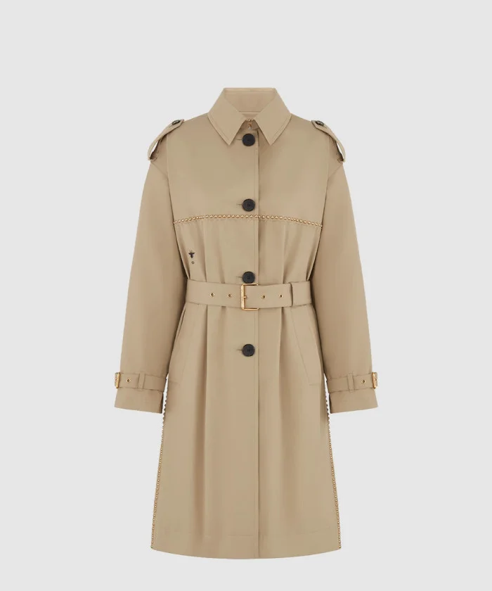 자수 트렌치 코트 (2color)