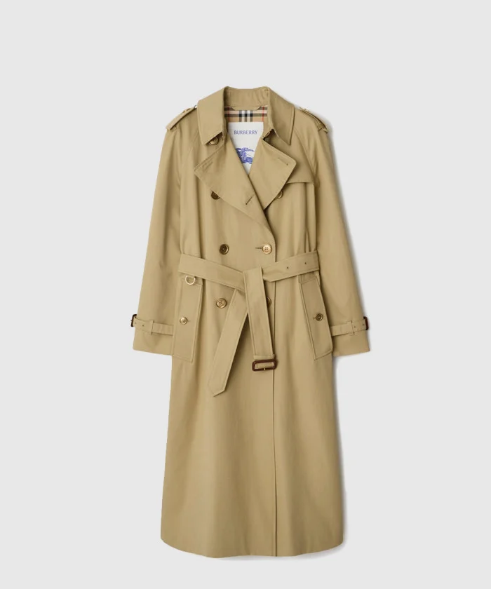 롱 개버딘 워털루 트렌치코트 (3color)