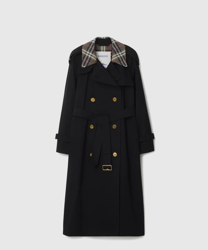 롱 체크 칼라 캐슬포드 트렌치코트 81136331