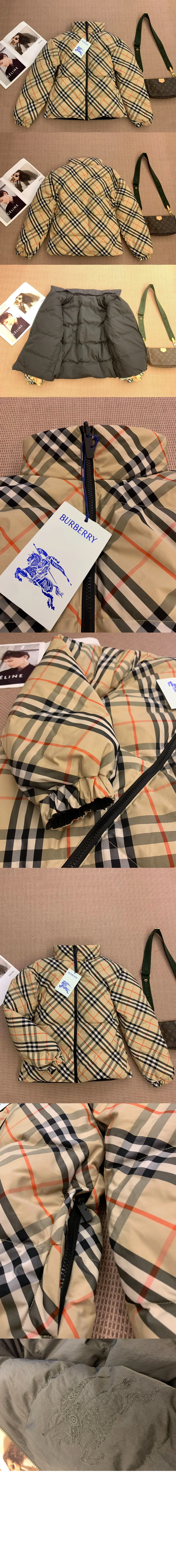 로고 쇼트 코트 상세