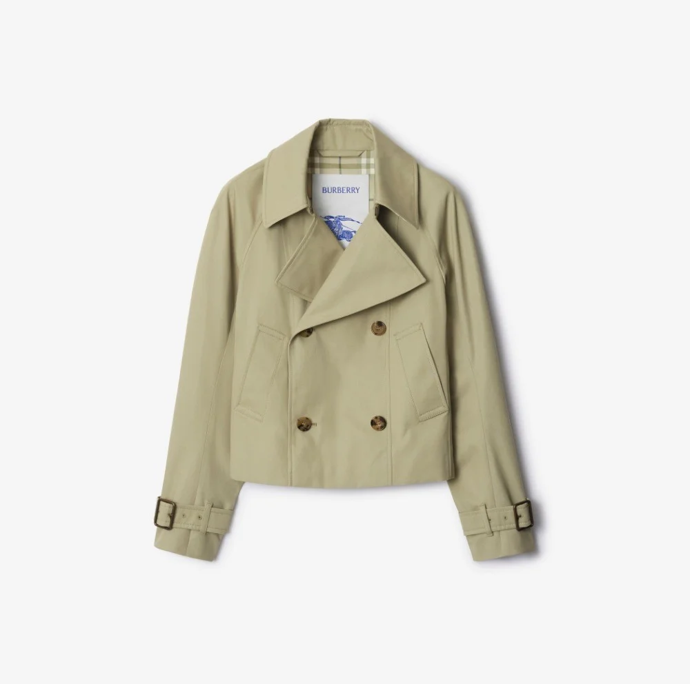 코튼 블렌드 트렌치 재킷