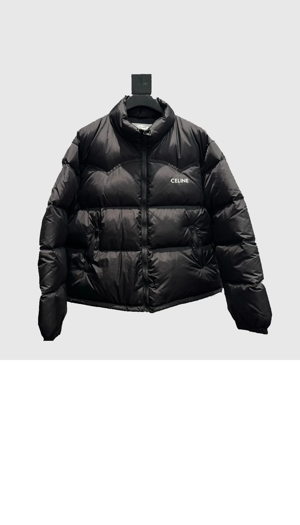 로고 쇼트 패딩 (2color) 상세