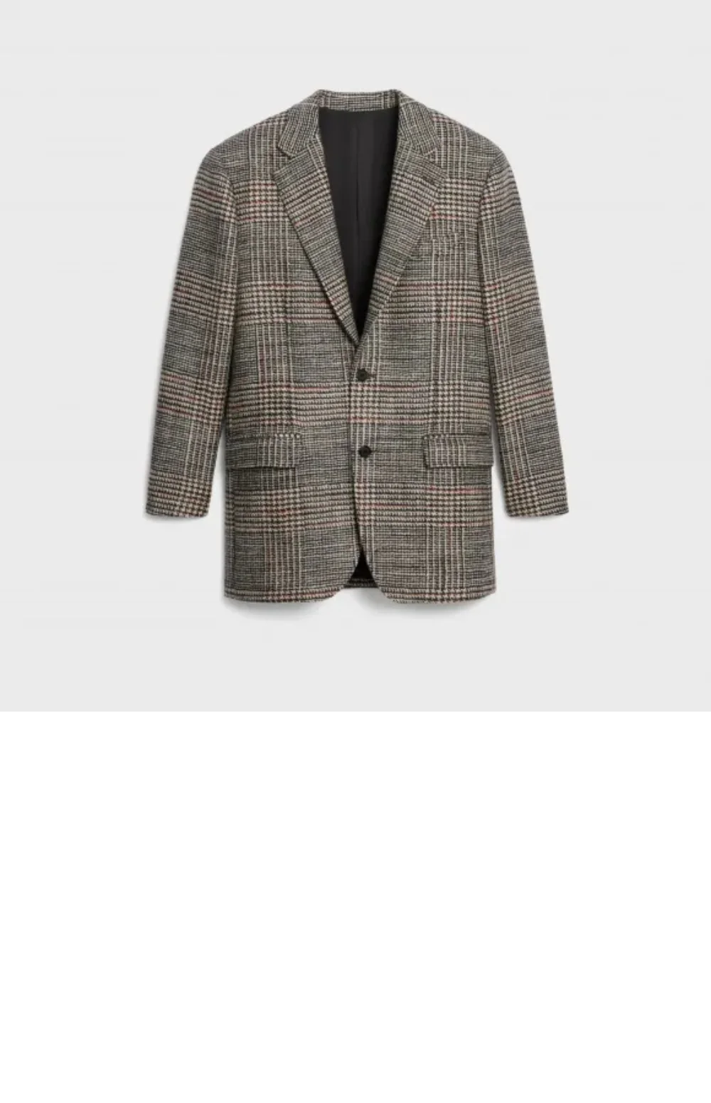 로고 정장 코트 상세