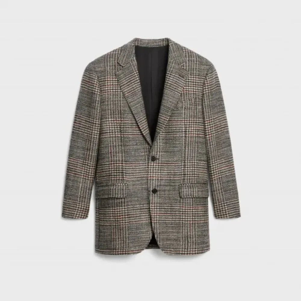 로고 정장 코트