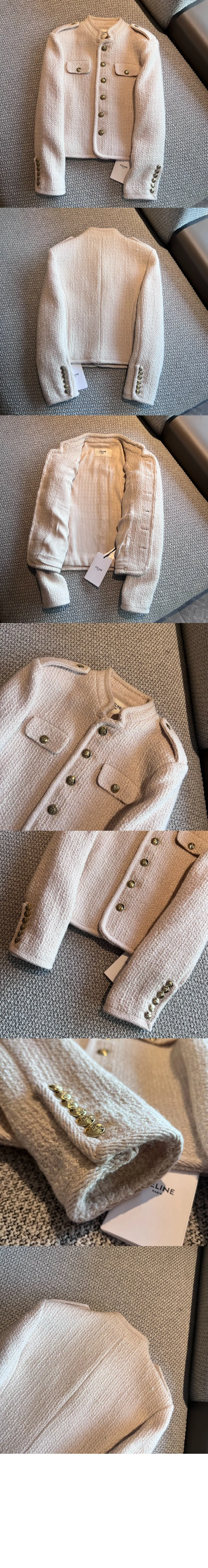 로고 쇼트 코트 상세