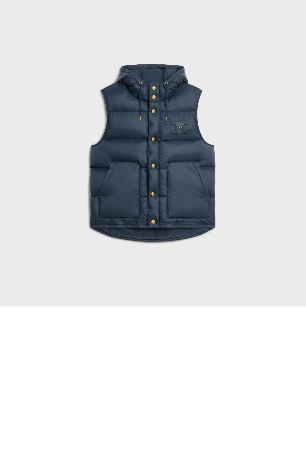 슬리브리스 다운 재킷 상세