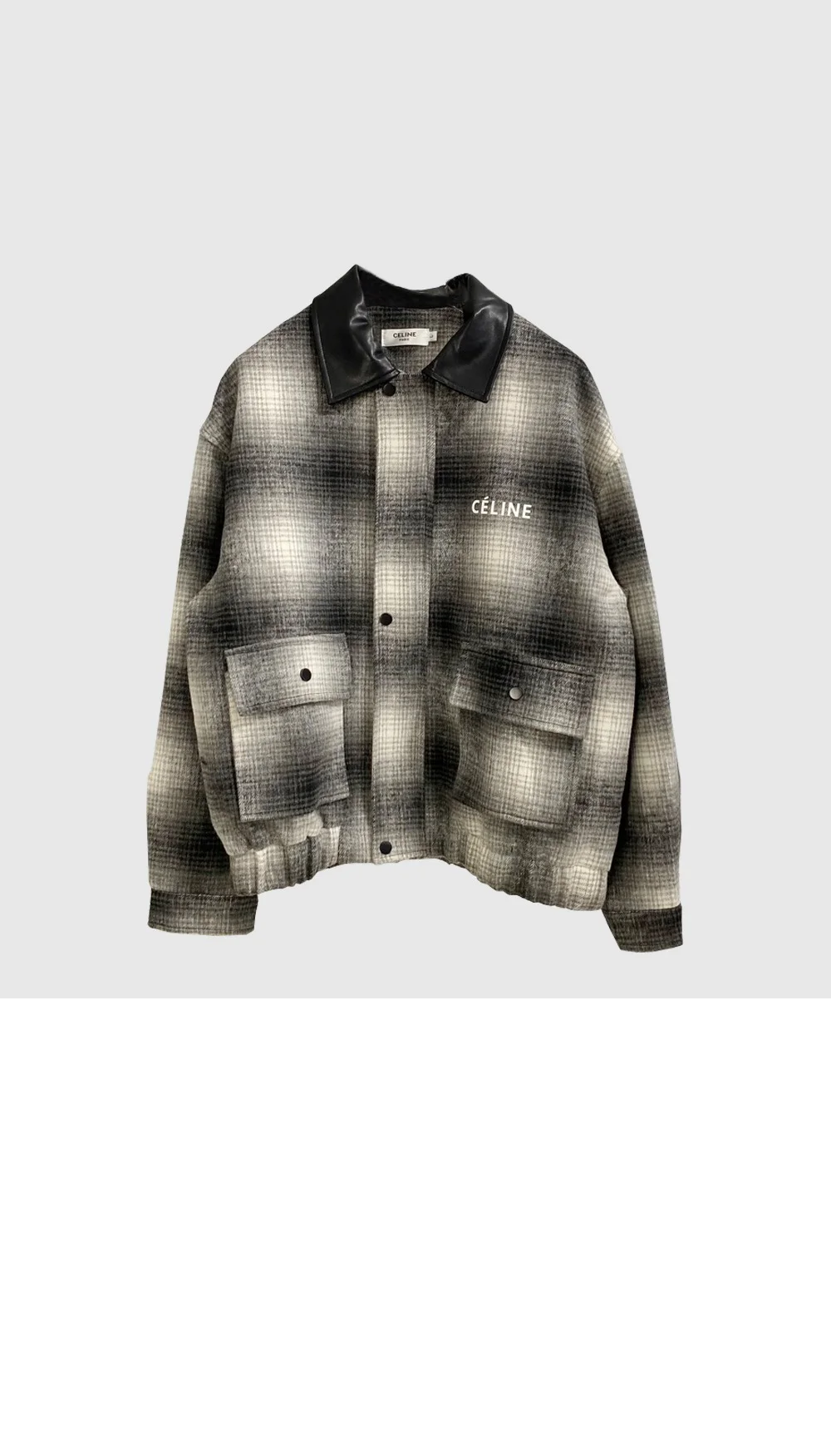 로고 쇼트 코트 상세