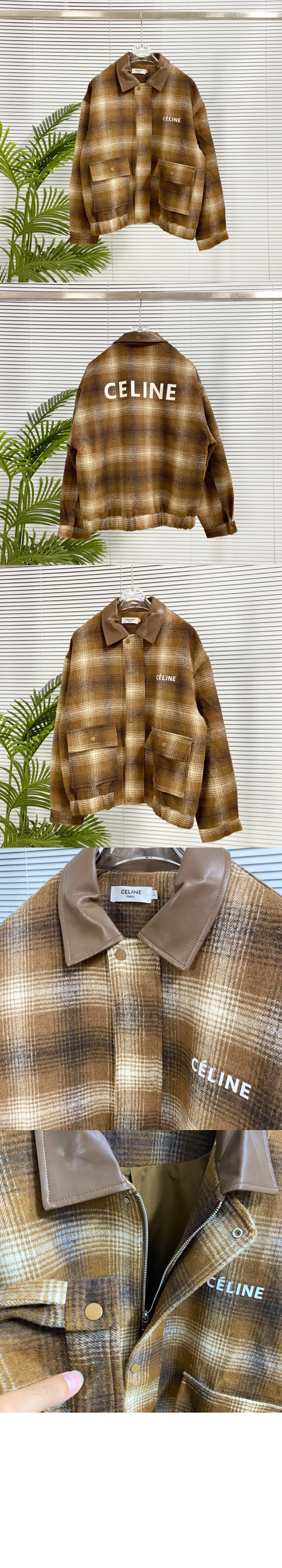 로고 쇼트 코트 상세