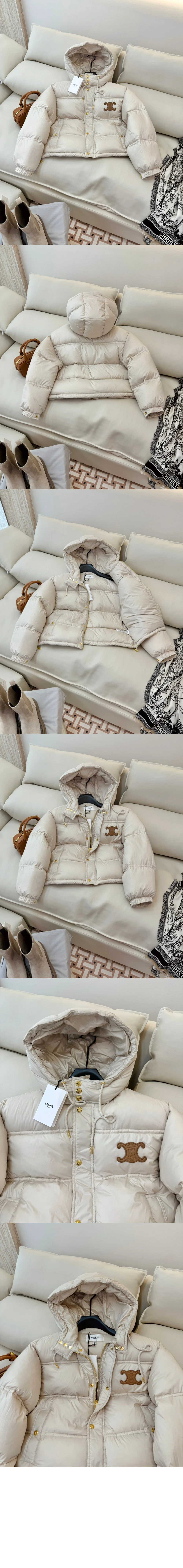 트리오페 숏 패딩 자켓 (3color) 상세