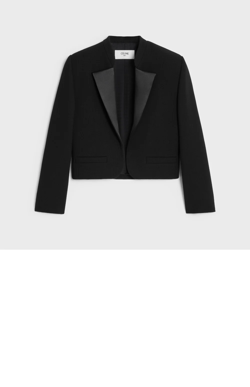 더블 크레이프 새틴 재킷 상세