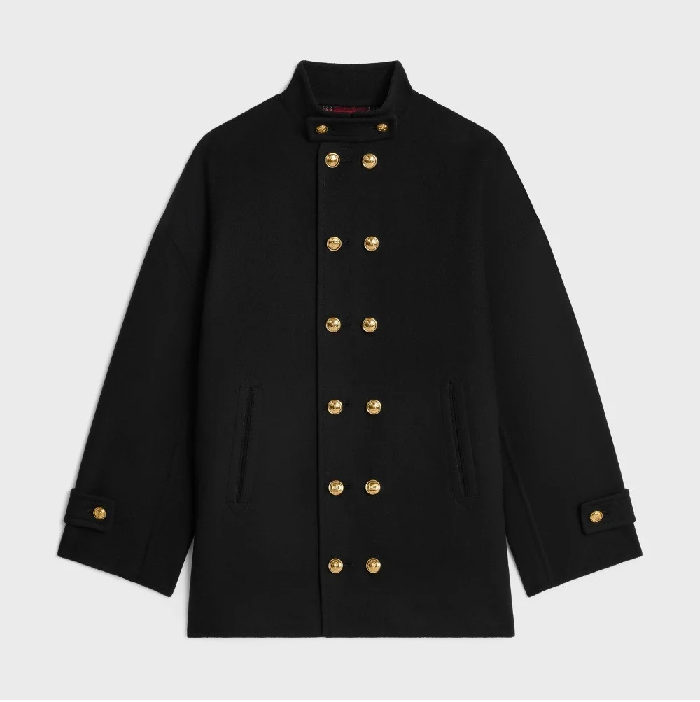 에그 코트 더블 페이스 울