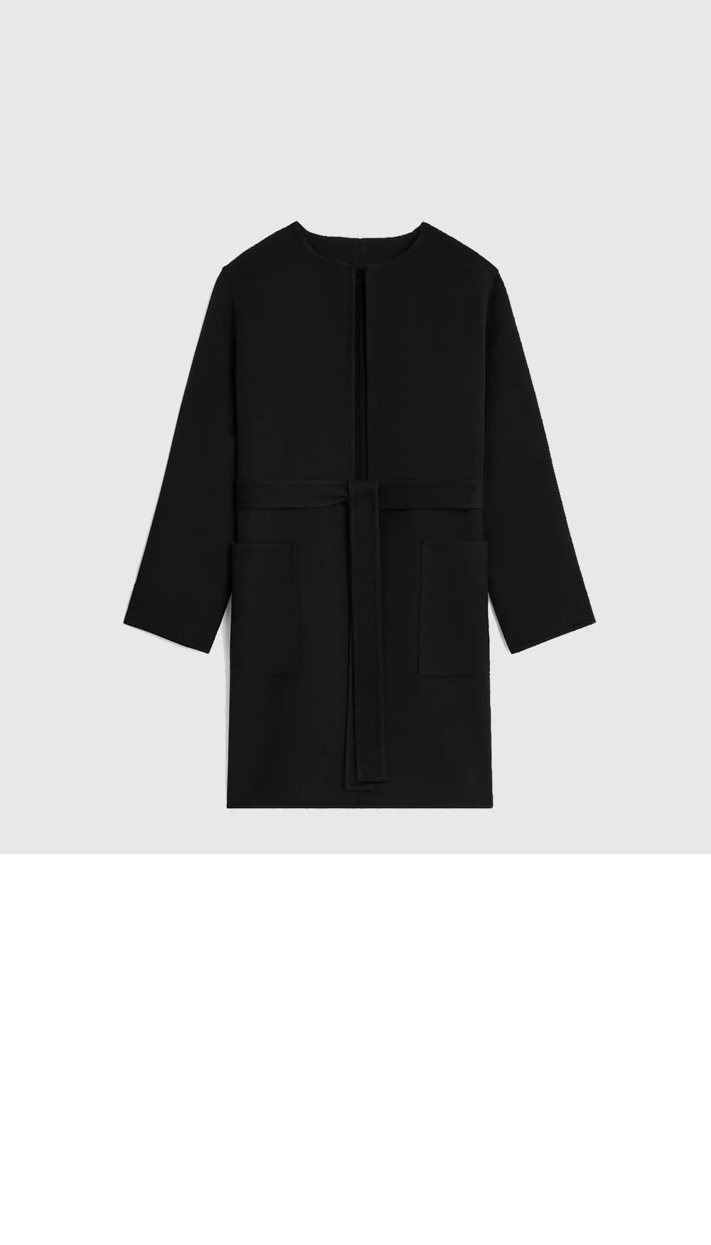 배스로브 코트 더블 페이스 캐시미어 상세