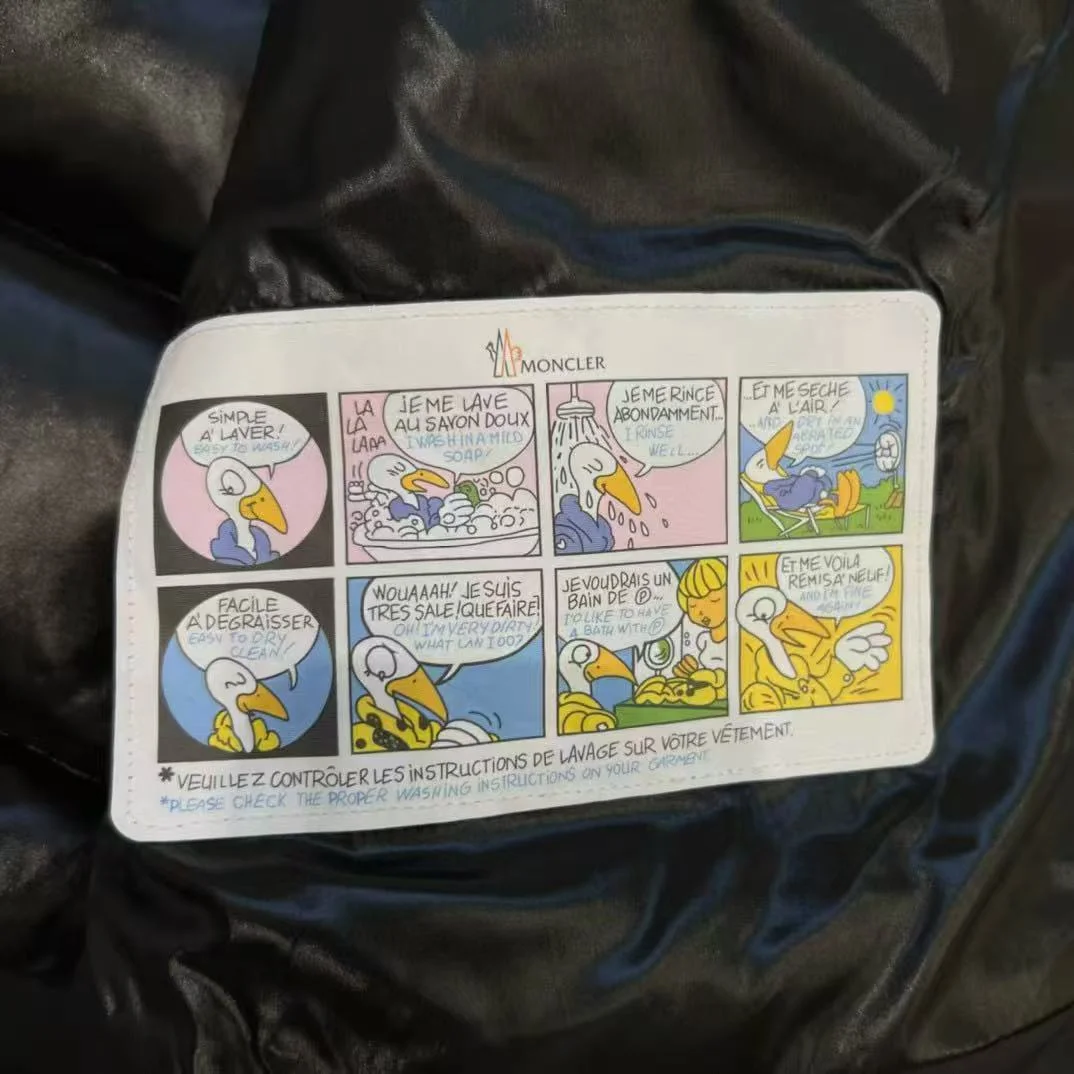 로고 민소매 쇼트 패딩 상세