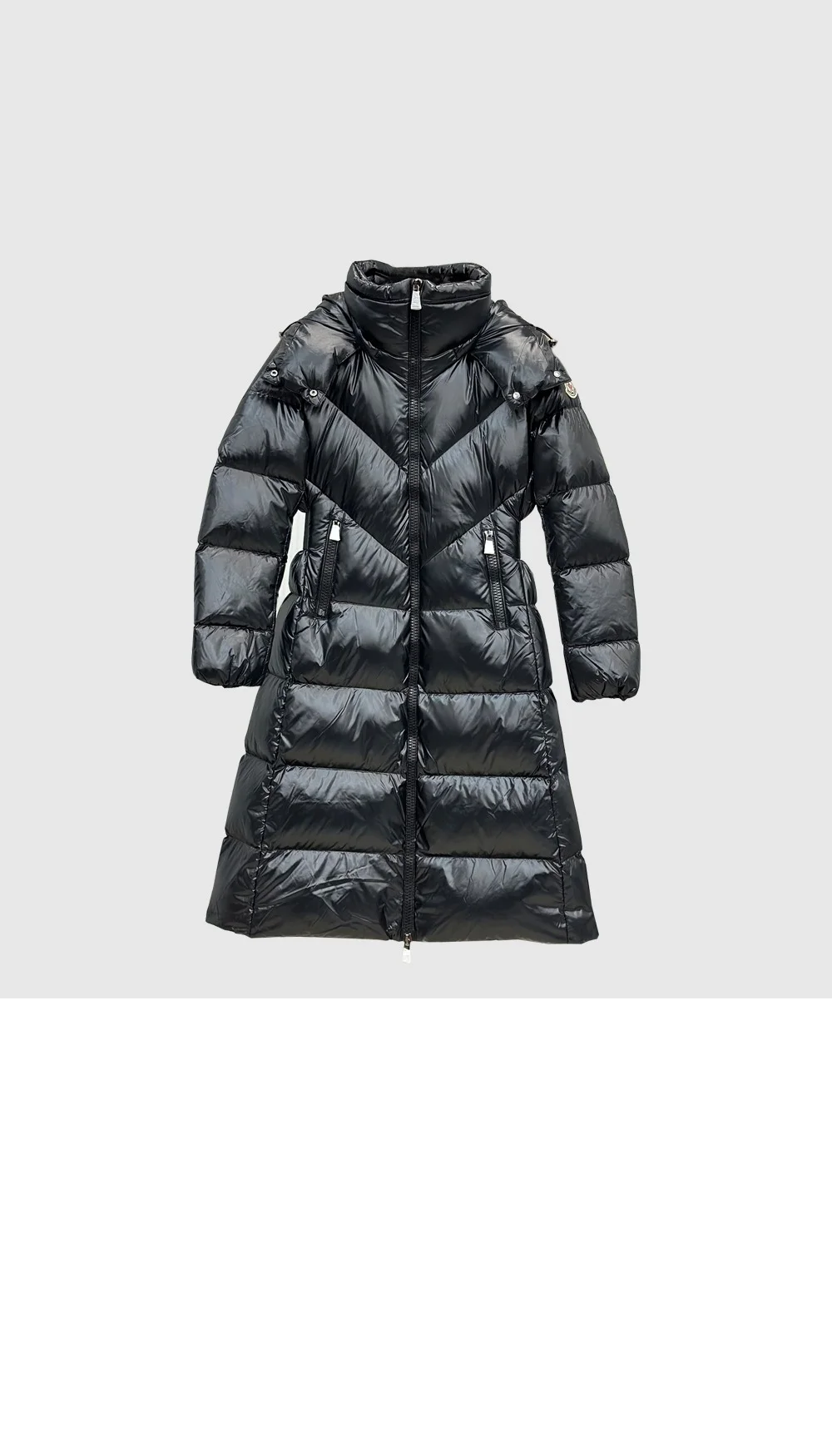 롱 다운 재킷 상세