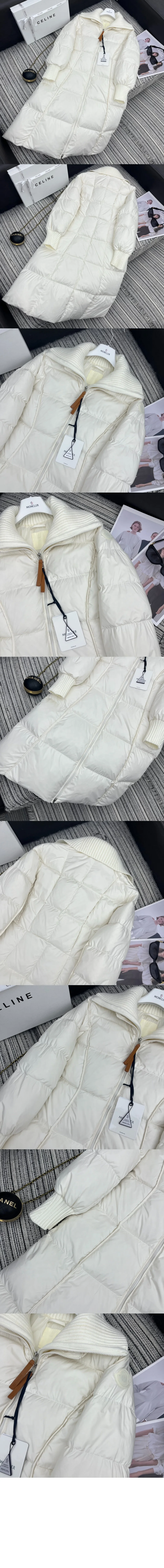 롱 다운 재킷 상세