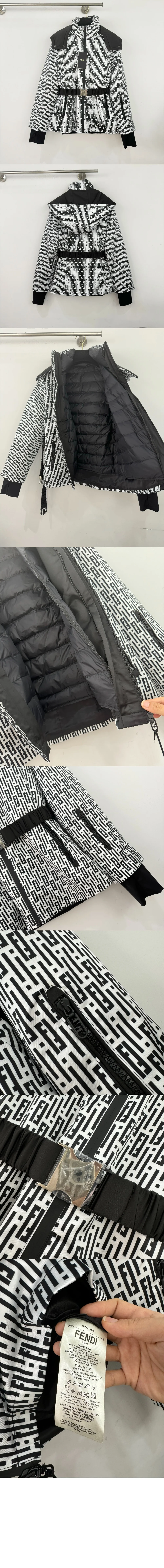 로고 쇼트 코트 상세