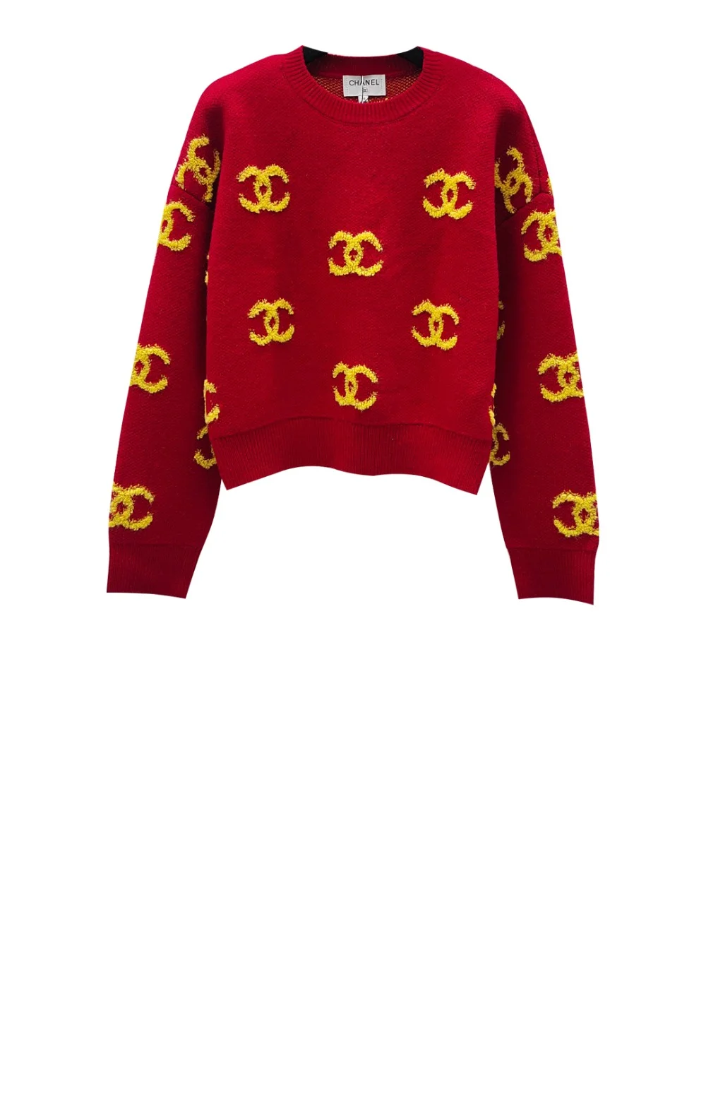 프린트 니트 톱 상세