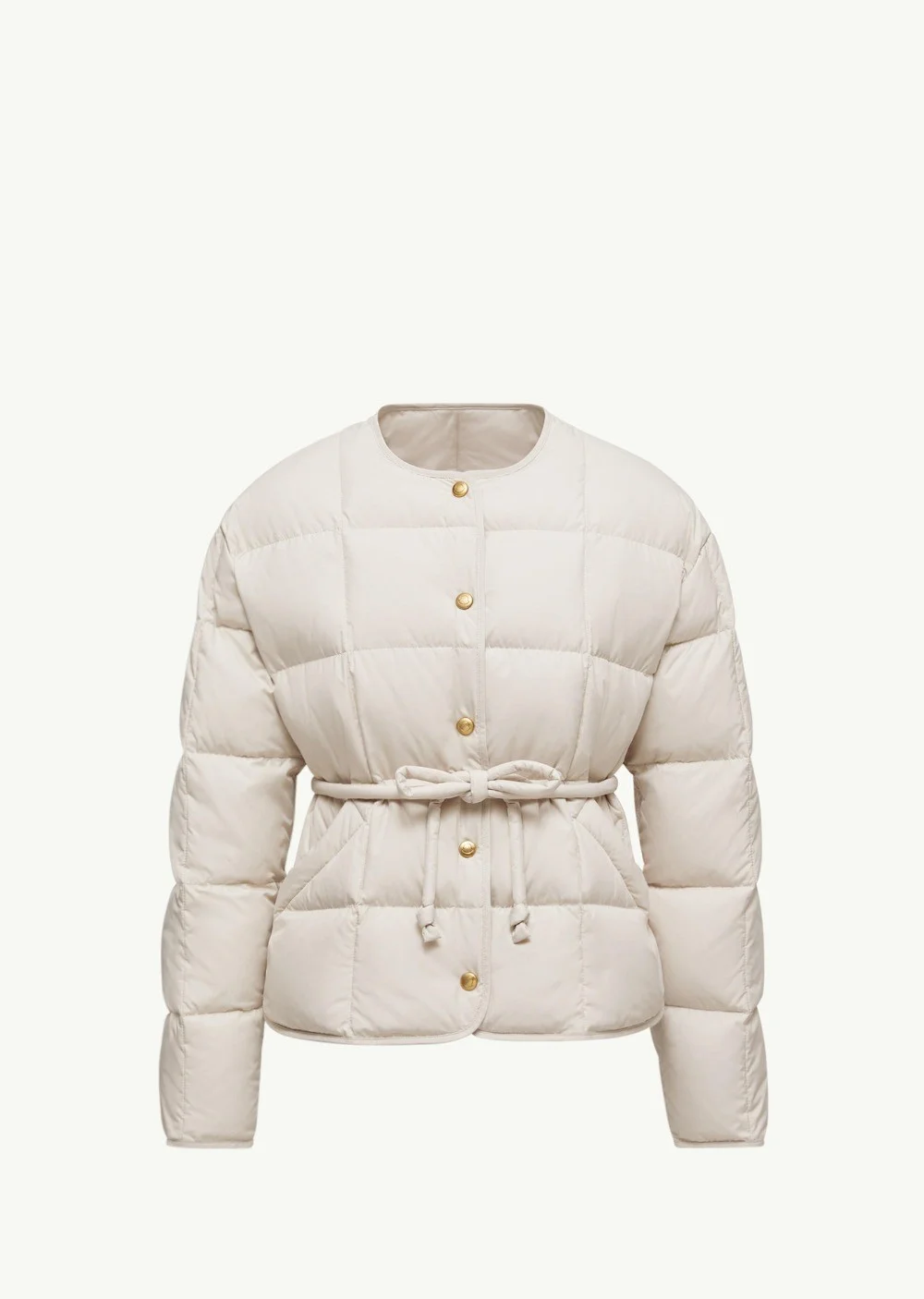 Caramagne 벨트 쇼트 다운 재킷