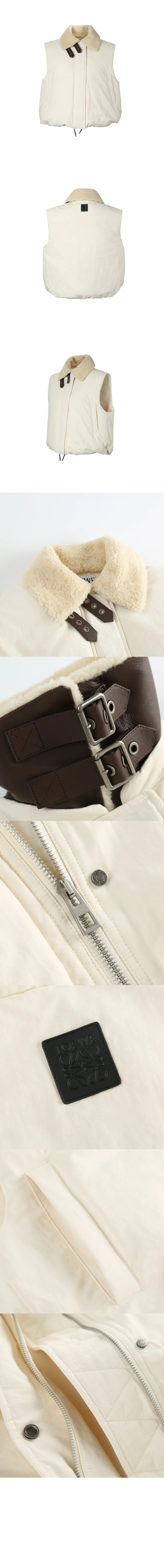 퍼퍼 베스트 코튼 혼방 상세