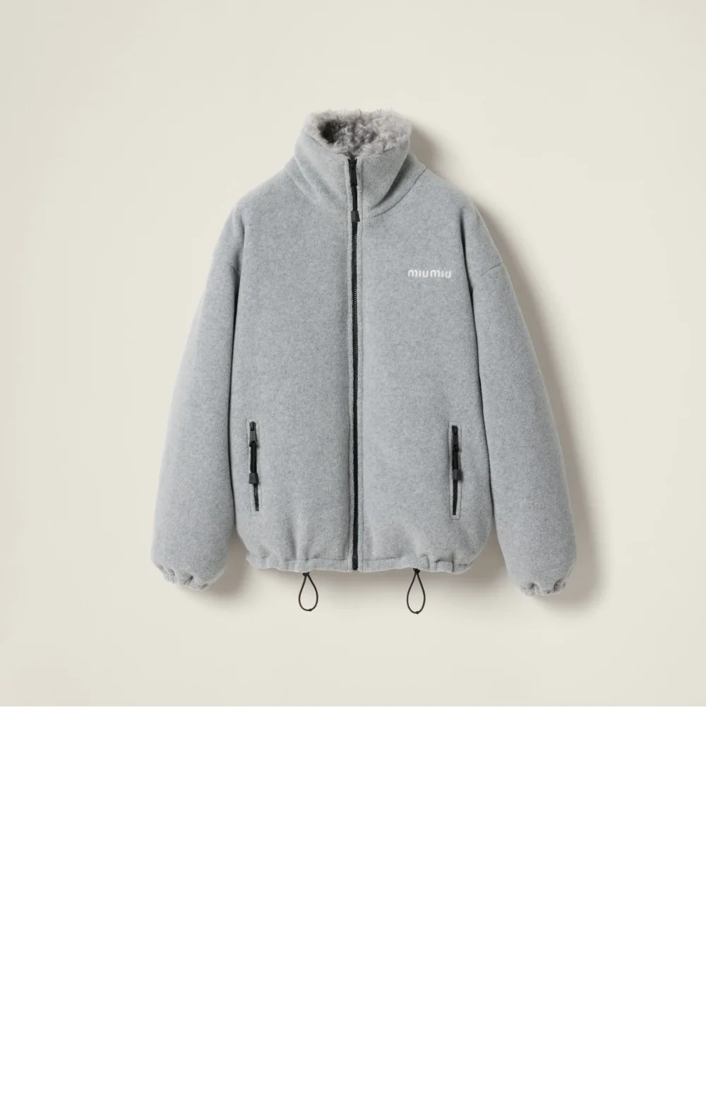 플리스 다운 재킷 상세