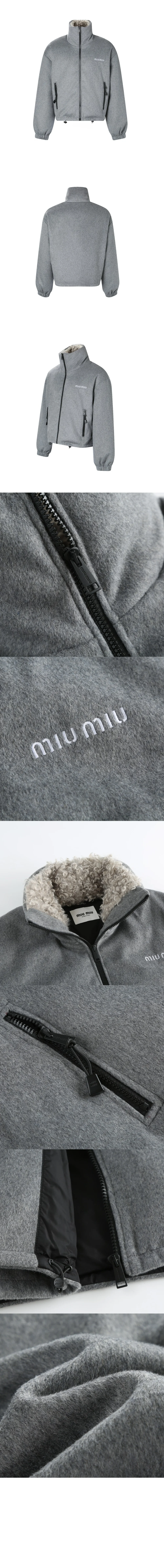 플리스 다운 재킷 상세