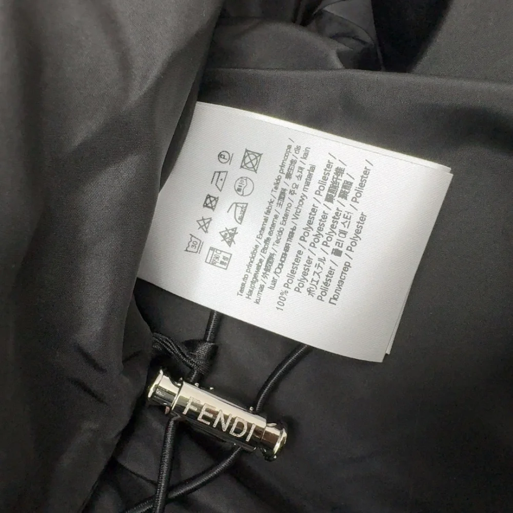 FF 로고 자카드 램스퍼 다운 재킷 상세