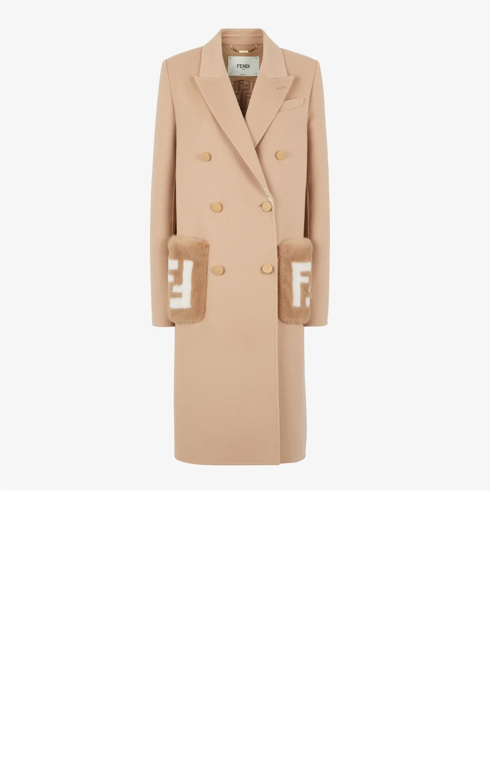 로고 롱 코트 상세