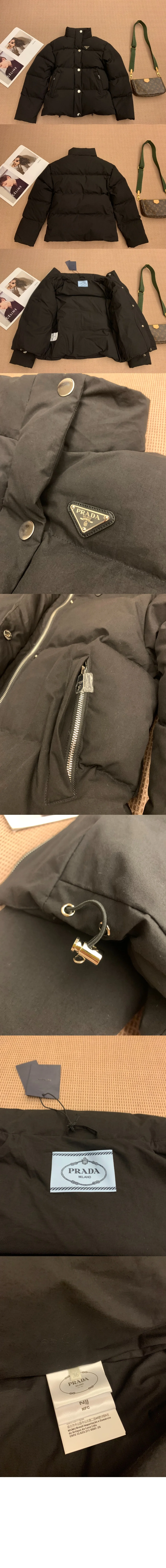 로고 쇼트 코트 상세