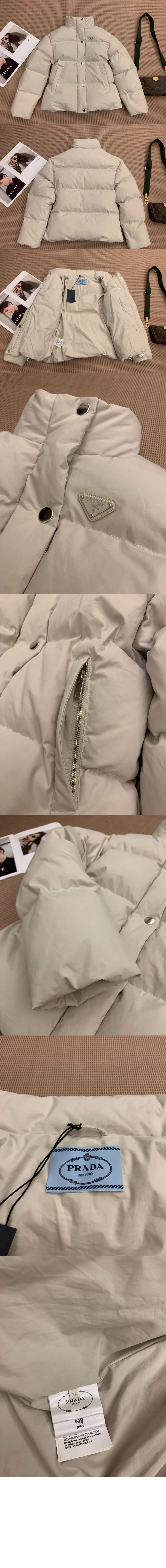 로고 쇼트 코트 상세