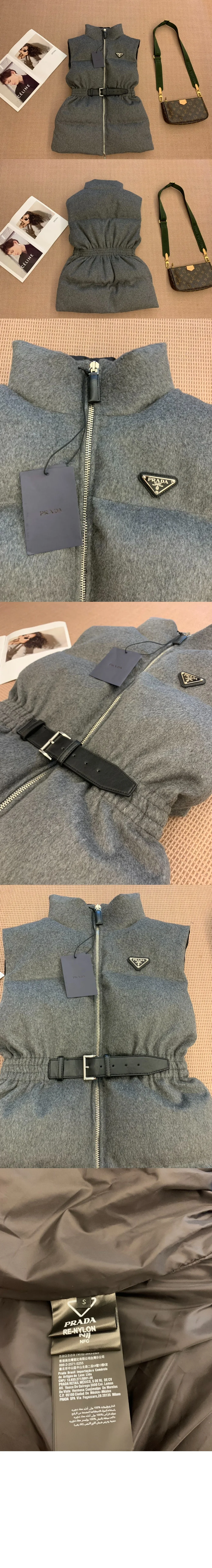 로고 쇼트 코트 상세