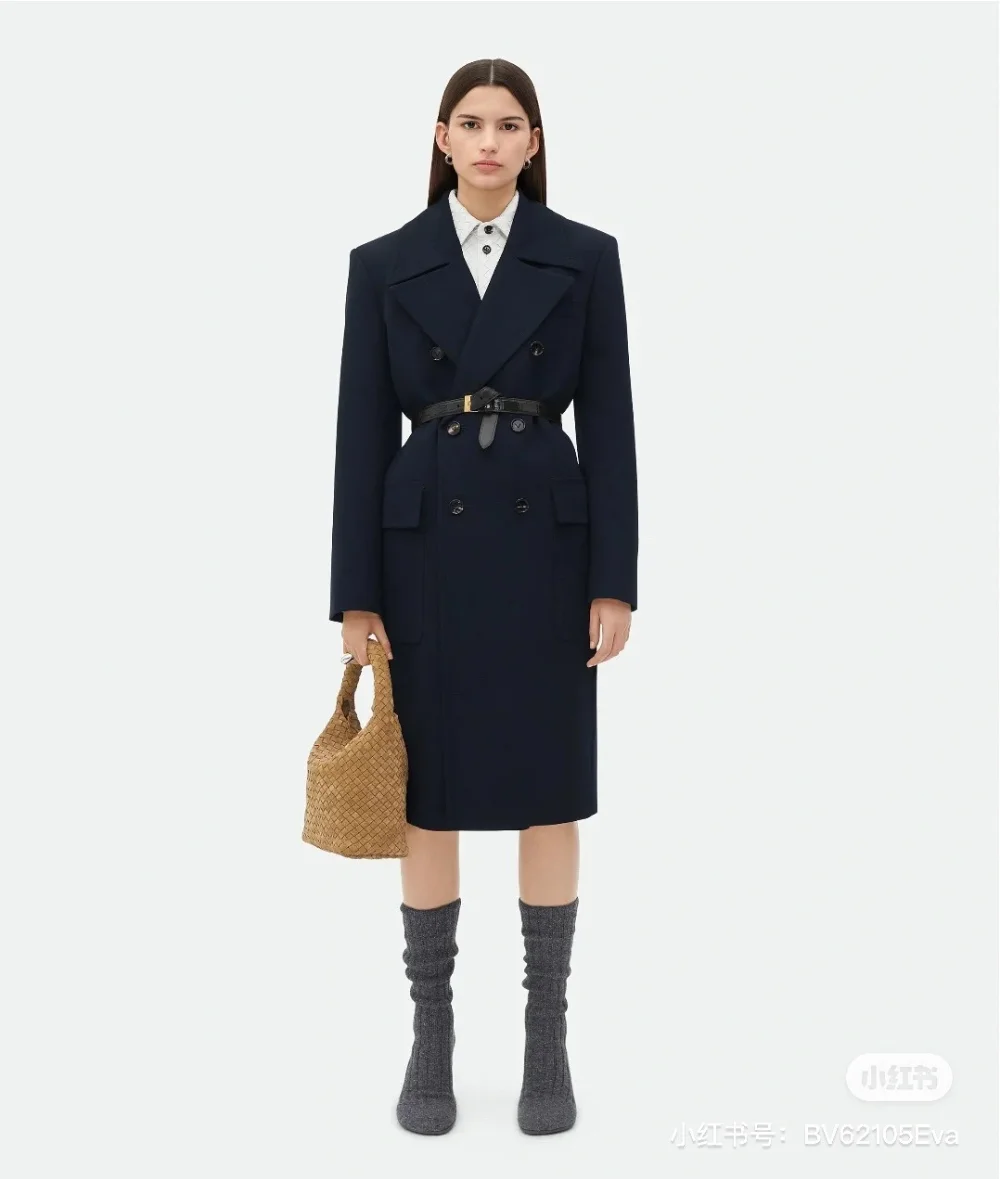 캐시미어 울 더블 롱 코트 상세