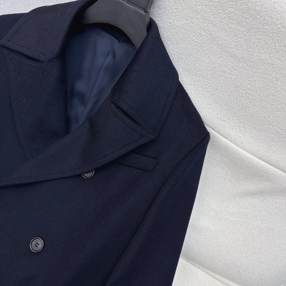 캐시미어 울 더블 롱 코트 상세