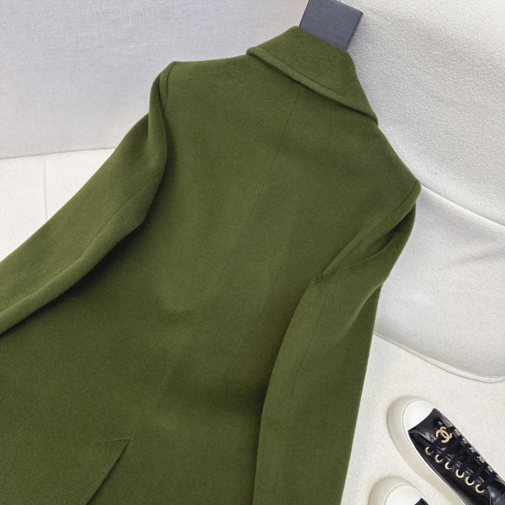 캐시미어 울 더블 롱 코트 상세