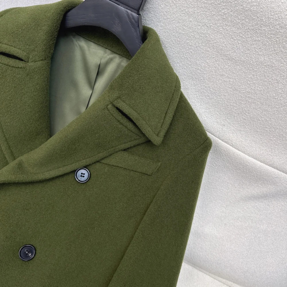 캐시미어 울 더블 롱 코트 상세