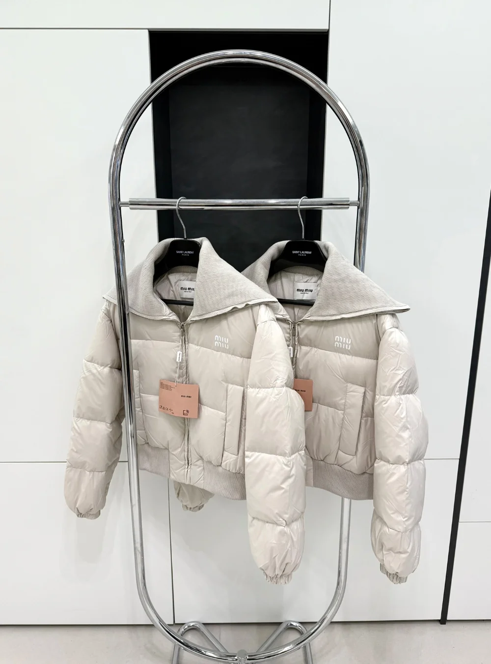 쇼트 구스 다운 재킷 상세