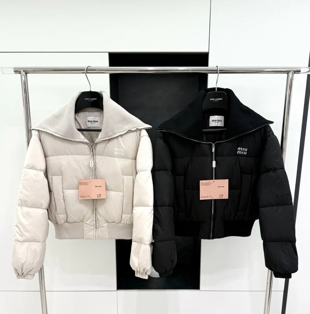 쇼트 구스 다운 재킷